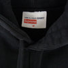 Supreme シュプリーム 18AW × COMME des GARCONS SHIRT コムデギャルソン シャツ Split Box Logo Hooded Sweatshirt スプリット ボックス ロゴ プリント フーデッド スウェットシャツボックス ロゴ パーカー ブラック系 M【中古】