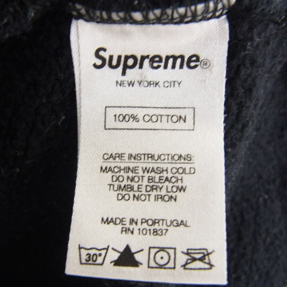 Supreme シュプリーム 18AW × COMME des GARCONS SHIRT コムデギャルソン シャツ Split Box Logo Hooded Sweatshirt スプリット ボックス ロゴ プリント フーデッド スウェットシャツボックス ロゴ パーカー ブラック系 M【中古】