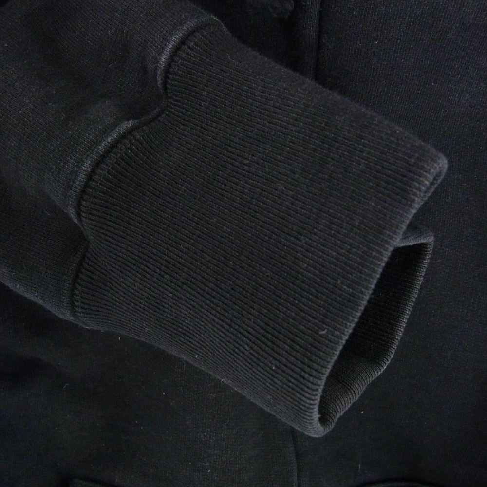 Supreme シュプリーム 18AW × COMME des GARCONS SHIRT コムデギャルソン シャツ Split Box Logo Hooded Sweatshirt スプリット ボックス ロゴ プリント フーデッド スウェットシャツボックス ロゴ パーカー ブラック系 M【中古】