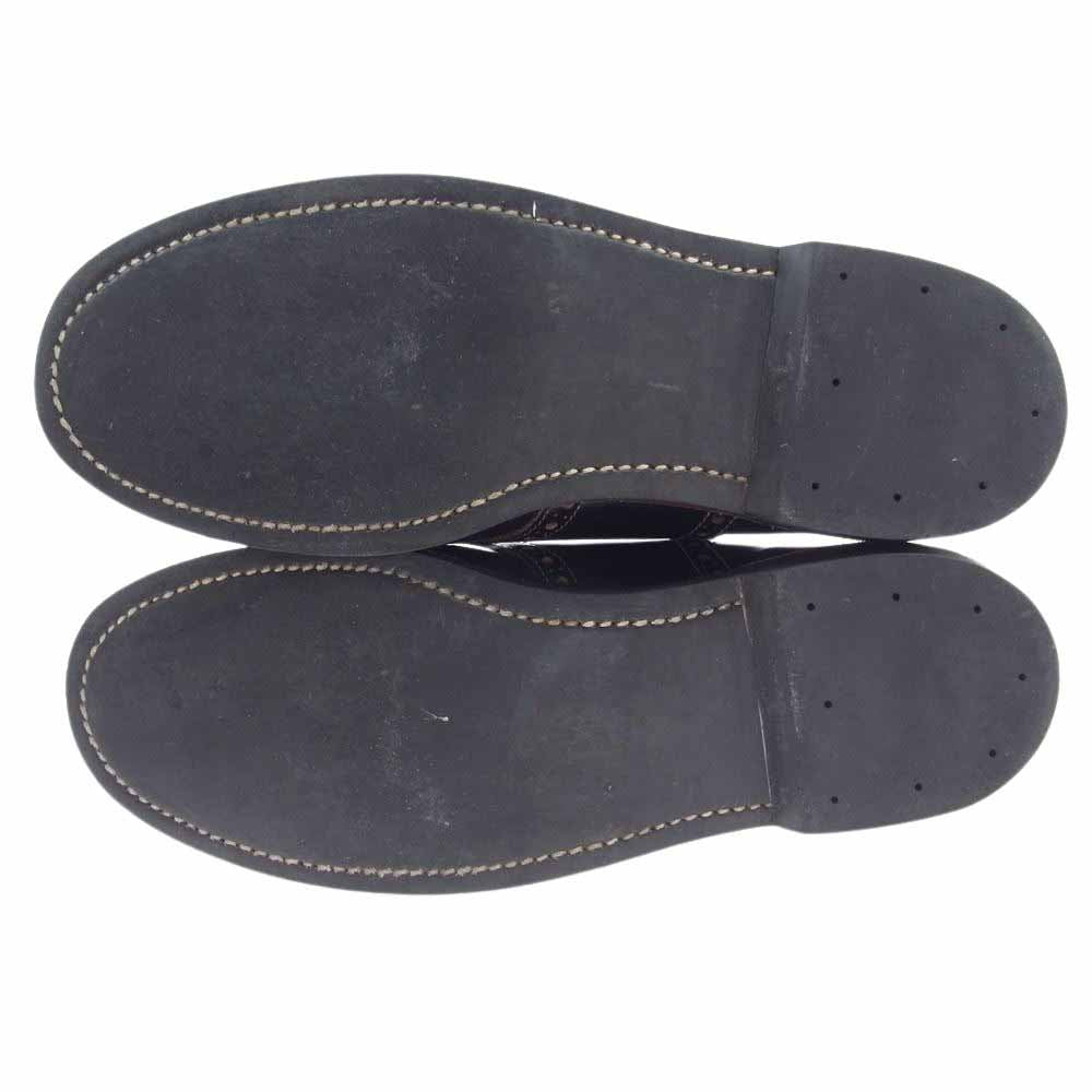 GLADHAND & Co. グラッドハンド 606S GH × REGAL リーガル SADDLE SHOES レザー サドルシューズ ブラック系 26cm【中古】