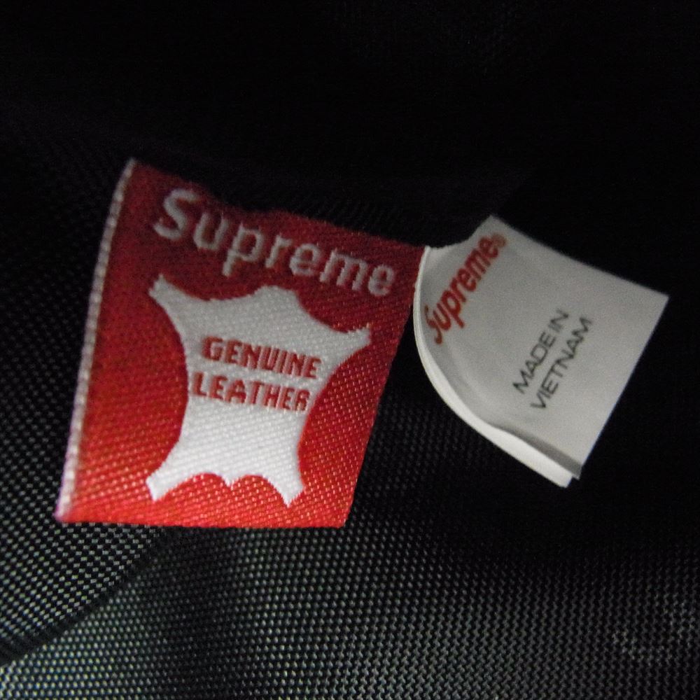 Supreme シュプリーム 23AW Leather Duffle Bag レザー ダッフル バッグ ブラック系【美品】【中古】