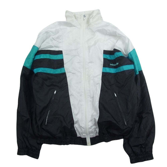 adidas アディダス 80s 西ドイツ製 トラック ジャケット ブラック系 ホワイト系 S【中古】