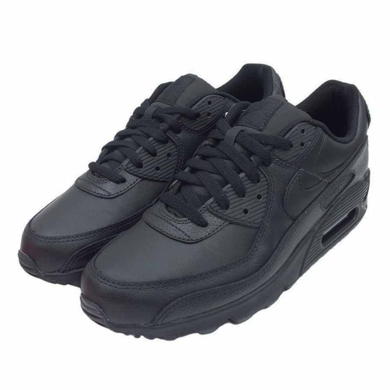 NIKE ナイキ cz5594-001 Air Max 90 Leather Triple Black エア マックス 90 レザー スニーカー ブラック系 28cm【極上美品】【中古】