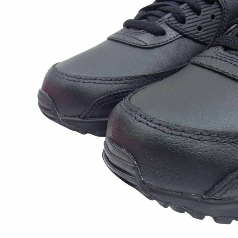 NIKE ナイキ cz5594-001 Air Max 90 Leather Triple Black エア マックス 90 レザー スニーカー ブラック系 28cm【極上美品】【中古】