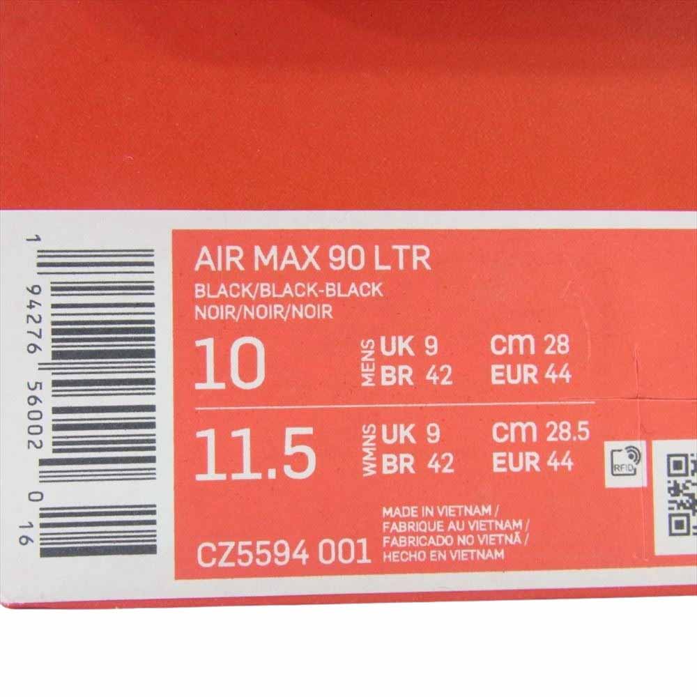 NIKE ナイキ cz5594-001 Air Max 90 Leather Triple Black エア マックス 90 レザー スニーカー ブラック系 28cm【極上美品】【中古】