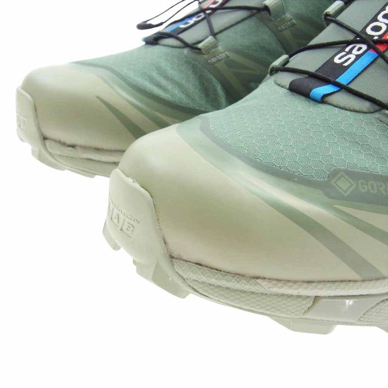 salomon サロモン 472920 XT-6 Gore-Tex Desert Sage Lily Pad ゴアテックス デザートセージ 防水 スニーカー グリーン系 27cm【新古品】【未使用】【中古】