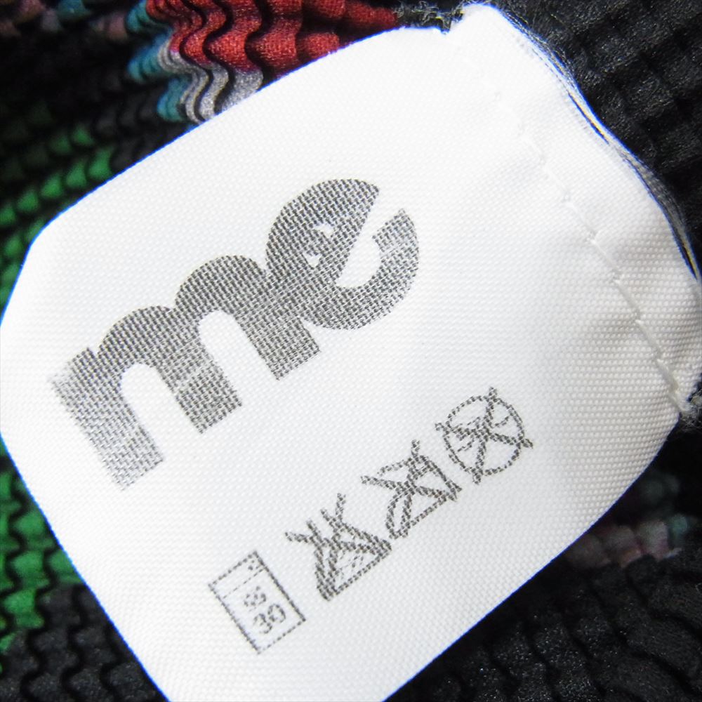 ISSEY MIYAKE イッセイミヤケ me ミー MI43FK316 ボックスプリーツ プリント カットソー 半袖 ブラック系 サイズ表記無【美品】【中古】