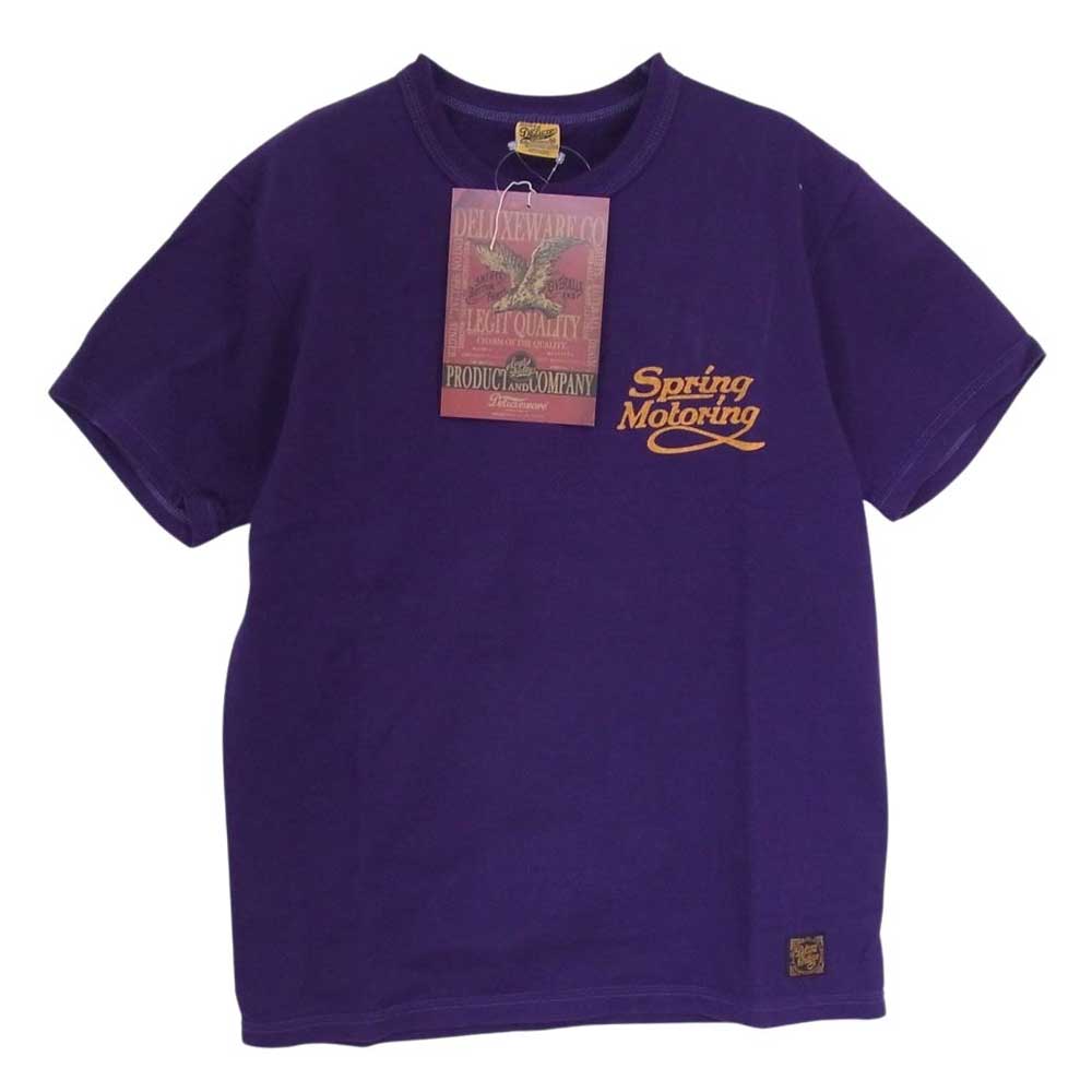 デラックスウエア SDL-2201 MOTORING DLT シリーズ ソフトバージョン 半袖 Tシャツ パープル系 M【極上美品】【中古】