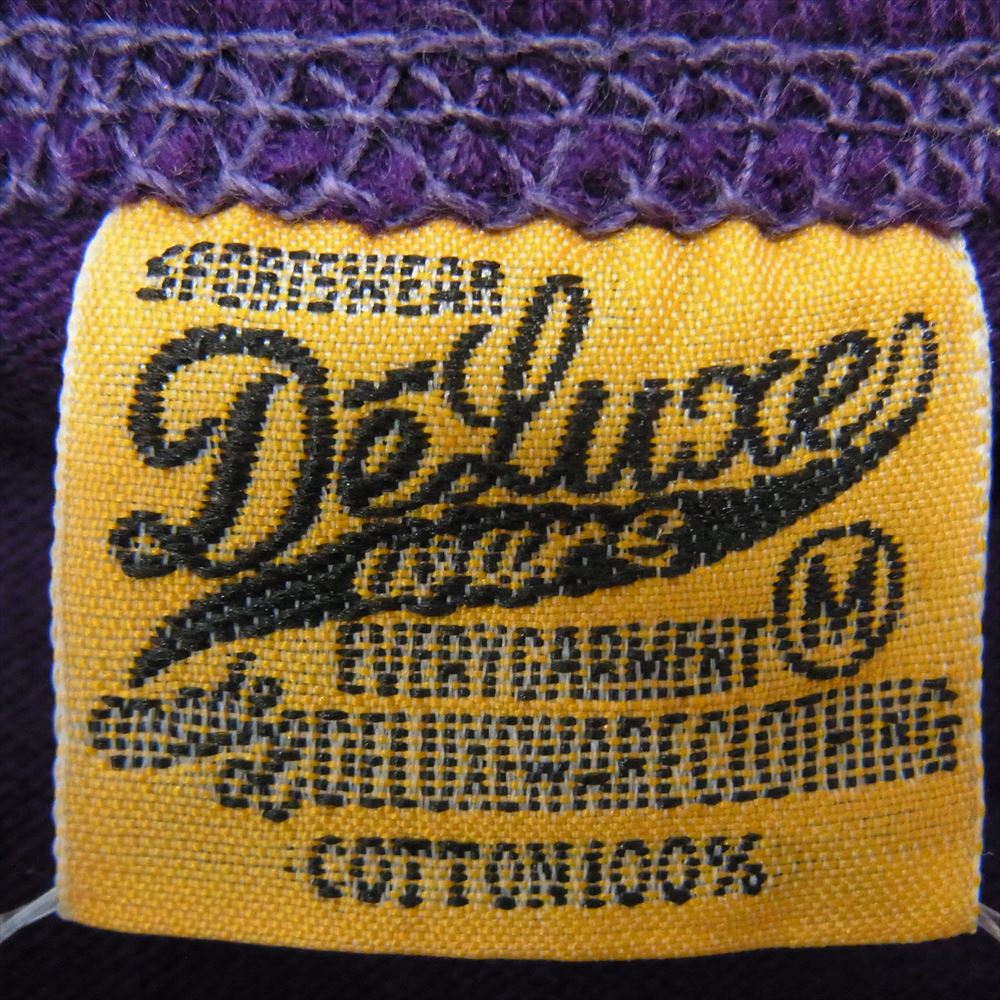 デラックスウエア SDL-2201 MOTORING DLT シリーズ ソフトバージョン 半袖 Tシャツ パープル系 M【極上美品】【中古】