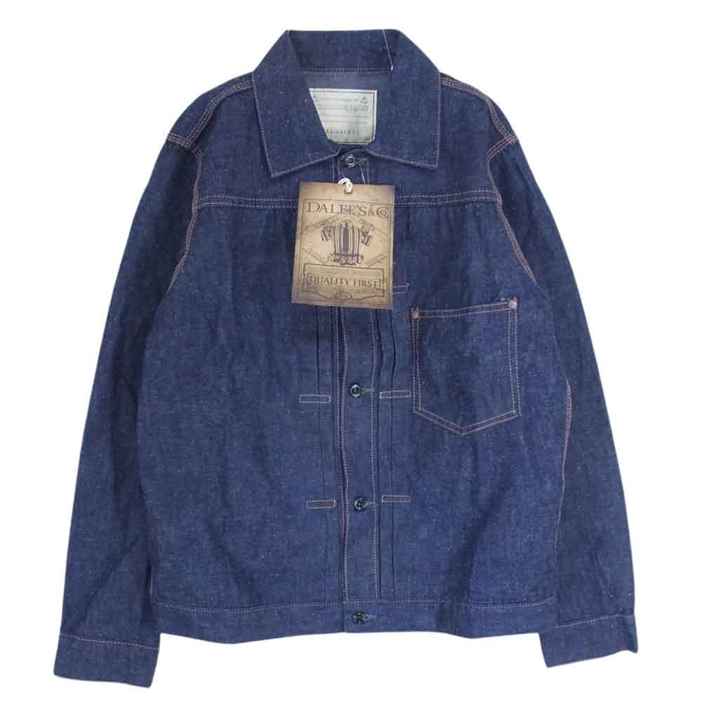 デラックスウエア DALEE’S ダリーズ NAIL JACKET ネイル ジャケット 10,5oz ライトオンス デニムジャケット type 1st インディゴブルー系 15.5【極上美品】【中古】
