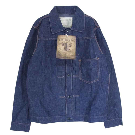 デラックスウエア DALEE’S ダリーズ NAIL JACKET ネイル ジャケット 10,5oz ライトオンス デニムジャケット type 1st インディゴブルー系 15.5【極上美品】【中古】