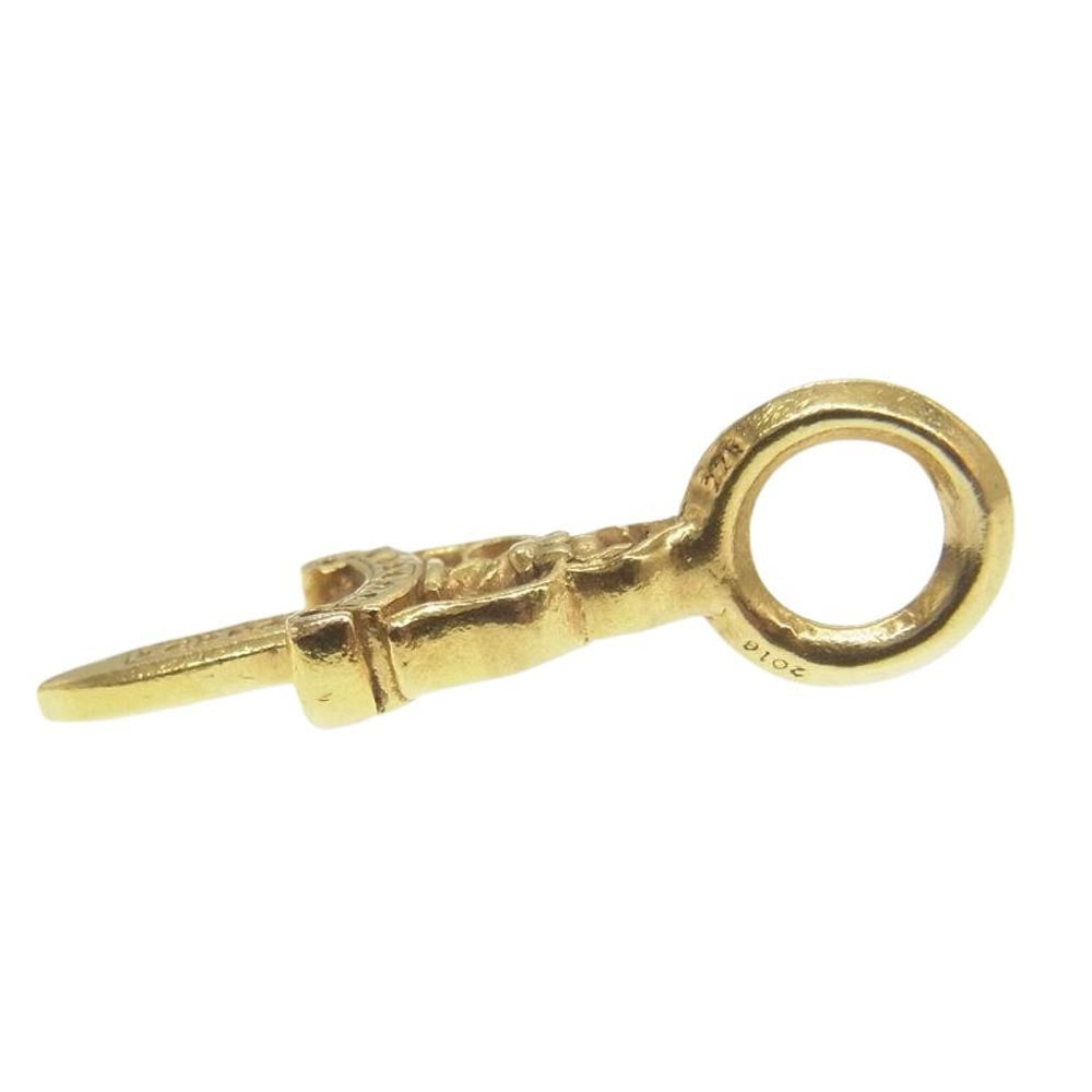 CHROME HEARTS クロムハーツ（原本無） 22K STACK DAGGER ダガー スタック チャーム ペンダントトップ ゴールド系【中古】
