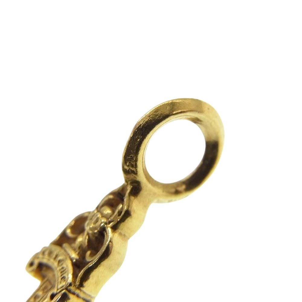 CHROME HEARTS クロムハーツ（原本無） 22K STACK DAGGER ダガー スタック チャーム ペンダントトップ ゴールド系【中古】
