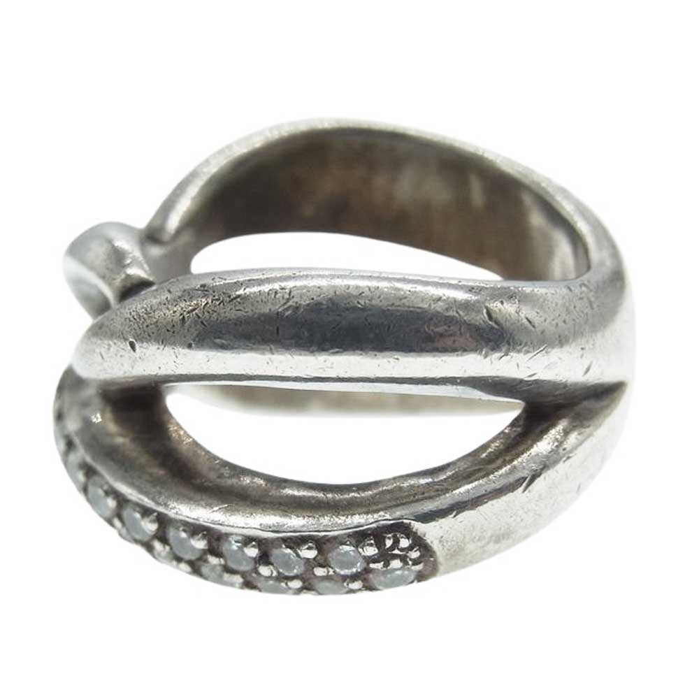 GIGOR ジゴロウ オーベェル キュービックジルコニア フォープリング シルバー系 3.5号【中古】