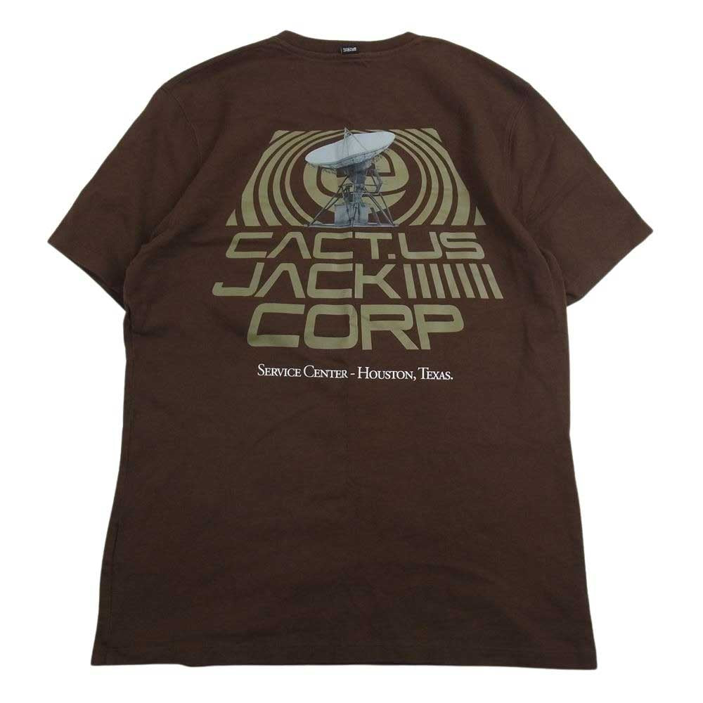 NIKE ナイキ 21SS DM1286-259 × Travis Scott CACTUSJACK トラヴィススコット カクタスジャック  AS U NRG BH SS TEE CACAO 半袖 プリント Tシャツ ブラウン系 L【中古】