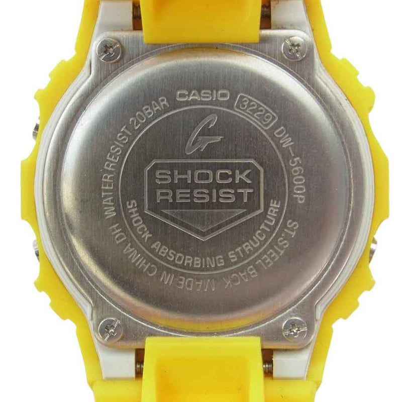 CASIO G-SHOCK カシオ ジーショック DW-5600P ジーショック DIGITAL 5600 SERIES デジタル 腕時計 ウォッチ イエロー系【中古】