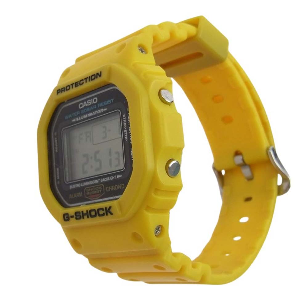 CASIO G-SHOCK カシオ ジーショック DW-5600P ジーショック DIGITAL 5600 SERIES デジタル 腕時計 ウォッチ イエロー系【中古】
