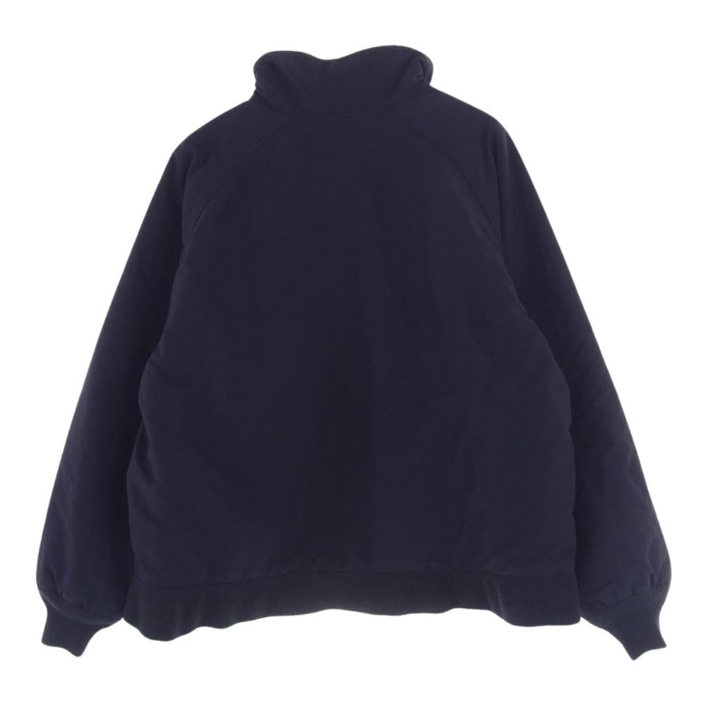 ランズエンド ヴィンテージ 90s ナイロン フリース ジャケット ネイビー系 M【中古】