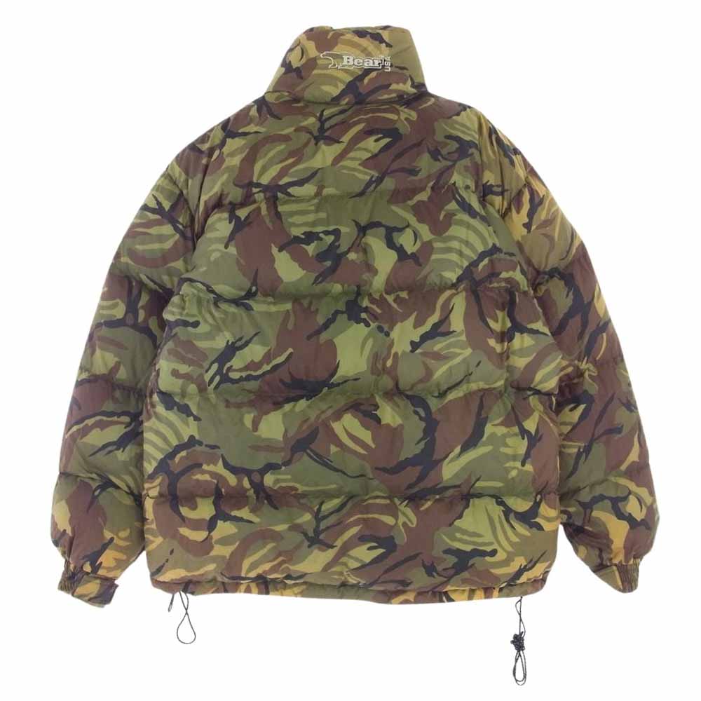 ベアー DOWN JACKET リバーシブル ダウン ジャケット オフホワイト系 ブラック系 カーキ系 M【中古】