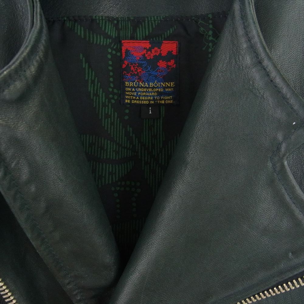 BRU NA BOINNE 馬革　シャツジャケット　サイズM BRU NA BOINNE” アランジャケットBLACK | JUNK SHOP