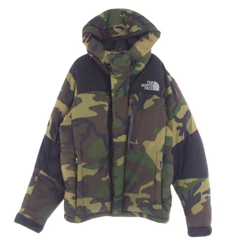THE NORTH FACE ノースフェイス ND91515 国内正規品 Novelty Baltro Light Jacket バルトロ ライト ジャケット カモフラ 迷彩 ダウンジャケット  カーキ系 M【中古】