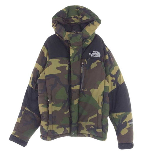 THE NORTH FACE ノースフェイス ND91515 国内正規品 Novelty Baltro Light Jacket バルトロ ライト ジャケット カモフラ 迷彩 ダウンジャケット  カーキ系 M【中古】