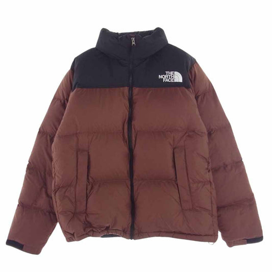 THE NORTH FACE ノースフェイス ND92335 Nuptse Jacket ヌプシ ダウン ジャケット ブラウン系 L【美品】【中古】