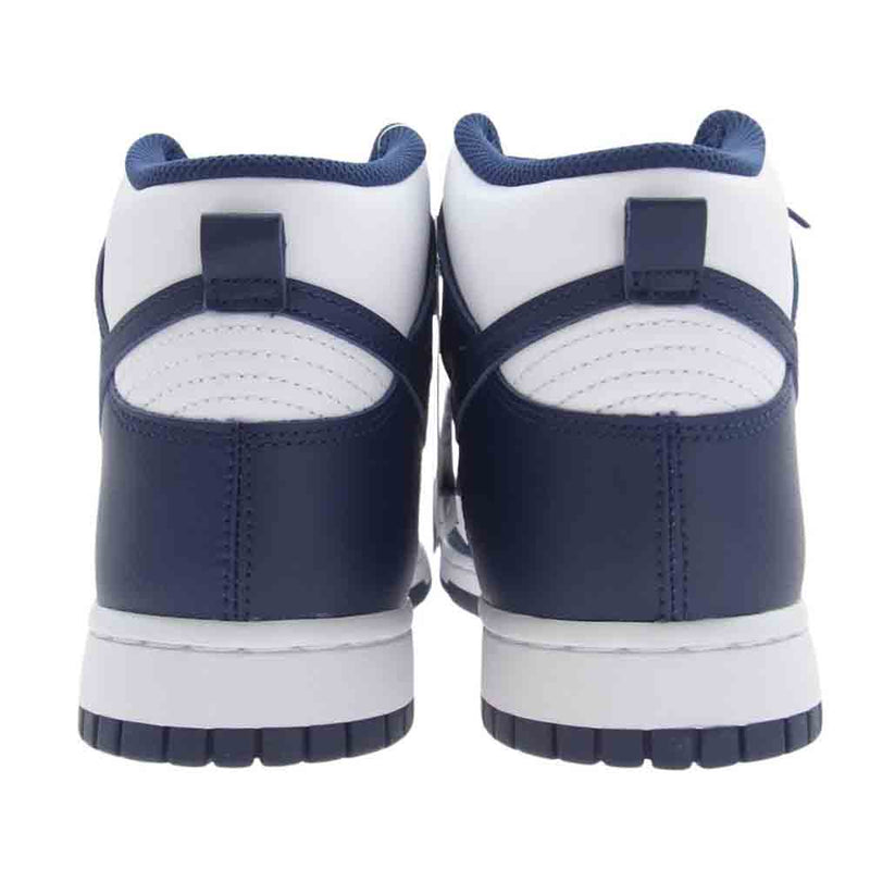 NIKE ナイキ DD1399-104 Dunk High Championship Navy ダンク ハイ チャンピオンシップ ネイビー ハイカット スニーカー ホワイト系 ネイビー系 27cm【極上美品】【中古】