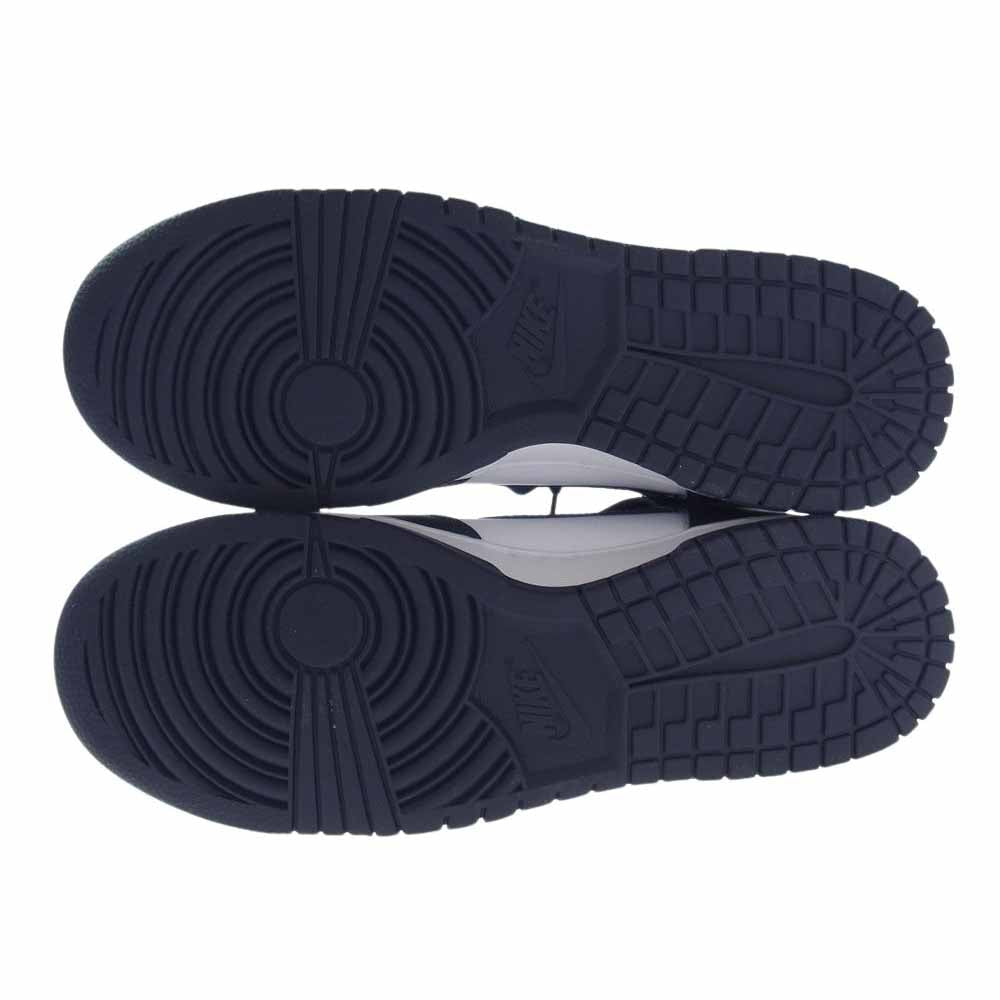 NIKE ナイキ DD1399-104 Dunk High Championship Navy ダンク ハイ チャンピオンシップ ネイビー ハイカット スニーカー ホワイト系 ネイビー系 27cm【極上美品】【中古】