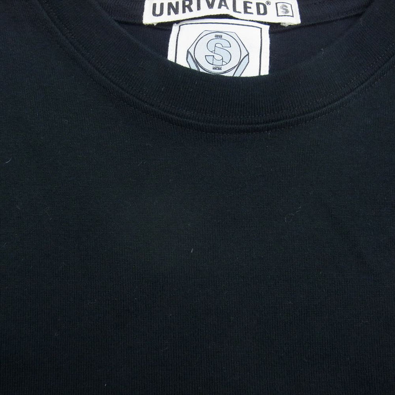 エムアンドエム UNRIVALED アンライバルド プリント 半袖 Tシャツ ブラック系 S【中古】