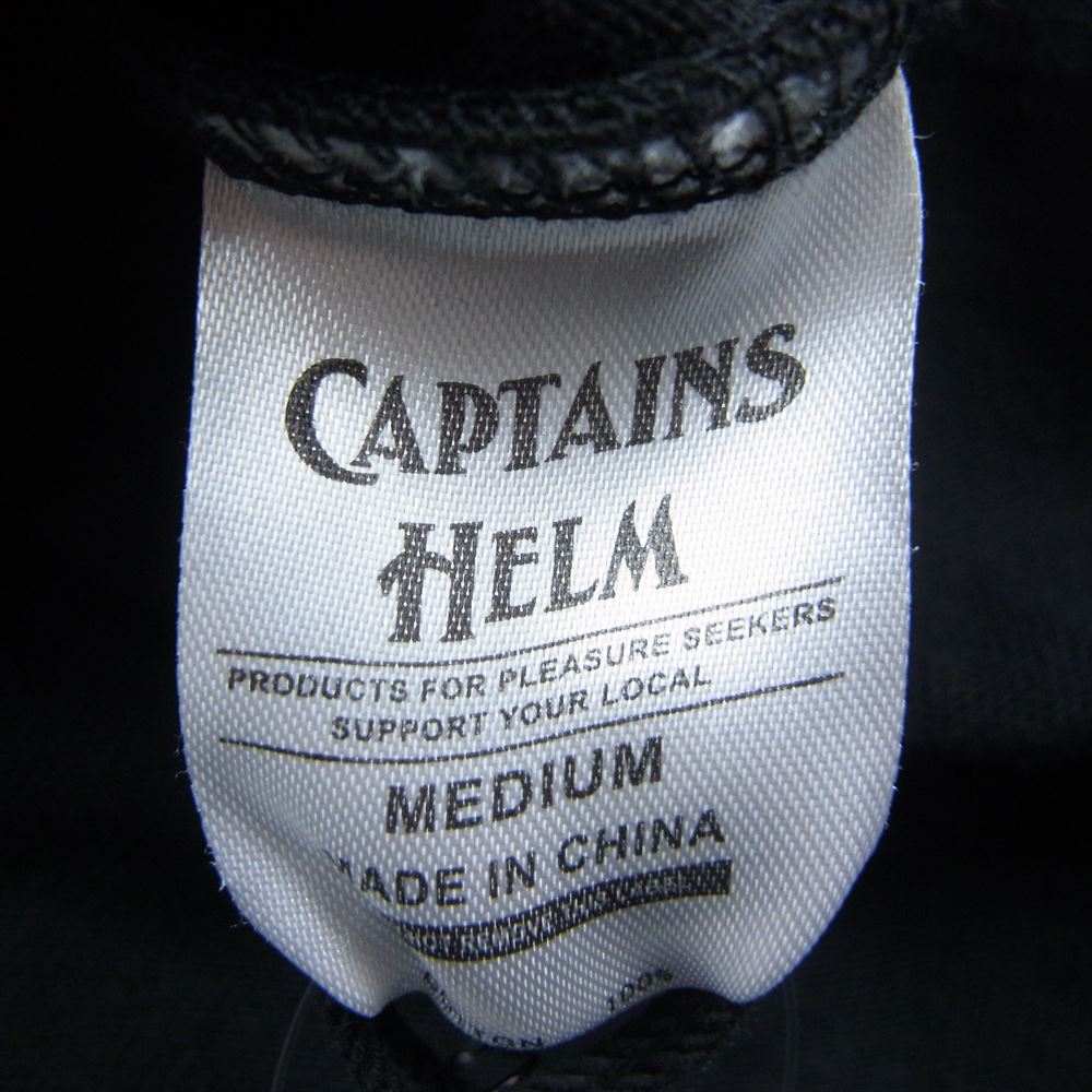 キャプテンヘルム CH23-SS-T17 LOGO MASK TEE ロゴ マスク プリント Tシャツ 半袖 ブラック系 M【極上美品】【中古】