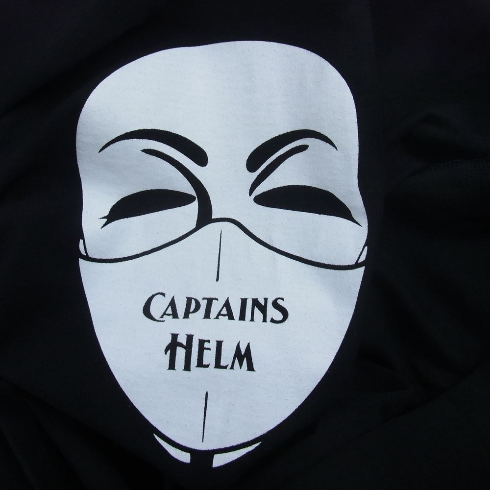 キャプテンヘルム CH23-SS-T17 LOGO MASK TEE ロゴ マスク プリント Tシャツ 半袖 ブラック系 M【極上美品】【中古】