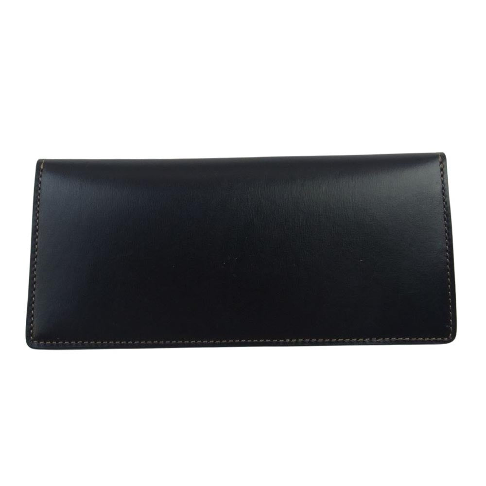 WILDSWANS ワイルドスワンズ KLIMT クリスペル クリムト カーフ レザー ロング ウォレット 長財布 ブラック×レッド ブラック系 ワインレッド系【新古品】【未使用】【中古】