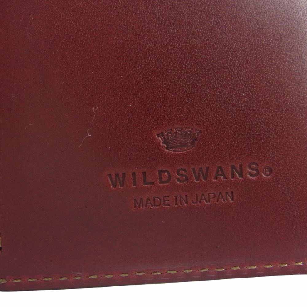 WILDSWANS ワイルドスワンズ KLIMT クリスペル クリムト カーフ レザー ロング ウォレット 長財布 ブラック×レッド ブラック系 ワインレッド系【新古品】【未使用】【中古】