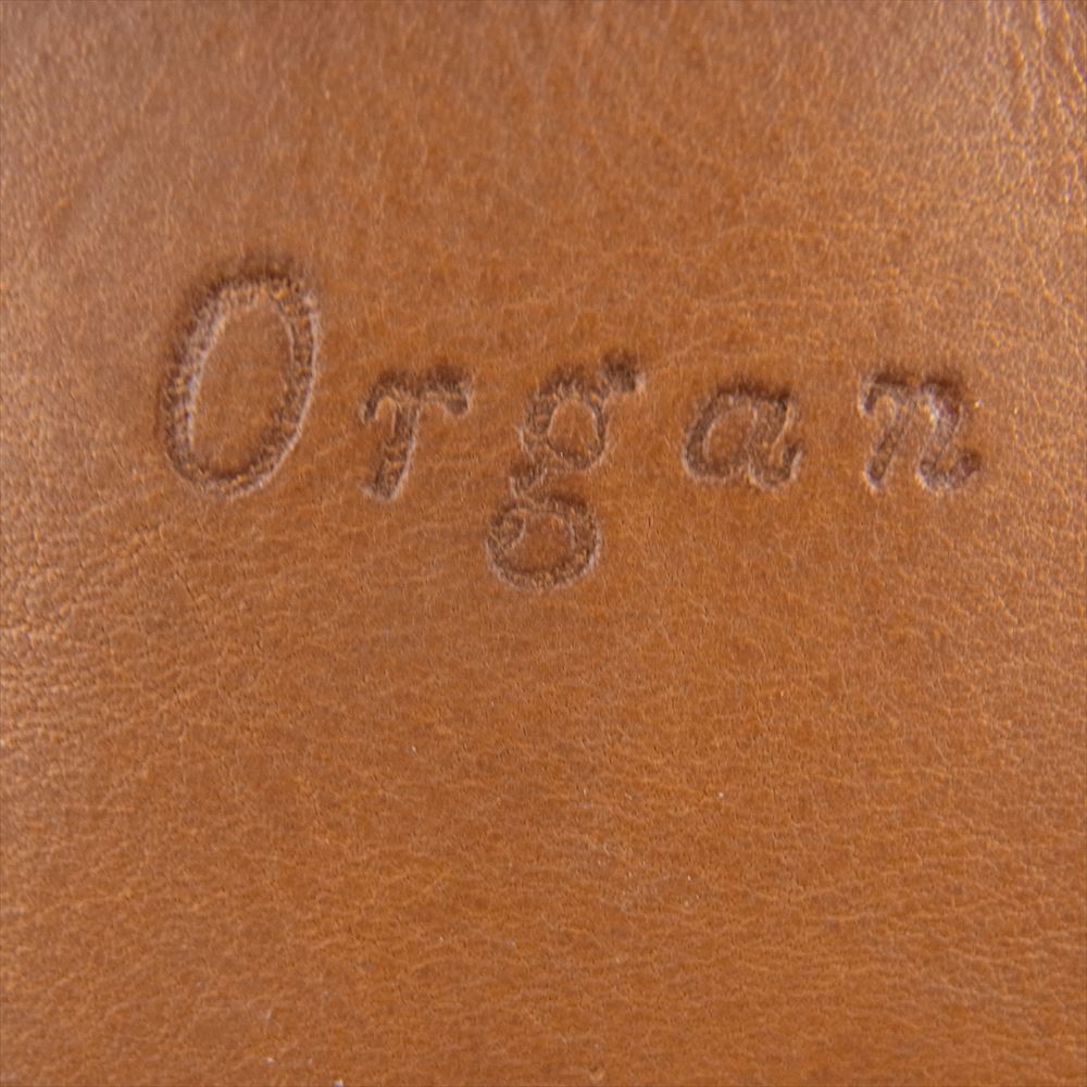 ORGAN オルガン G-18 リバースレザー フィッシングバッグ ショルダー バッグ ブラウン系【中古】