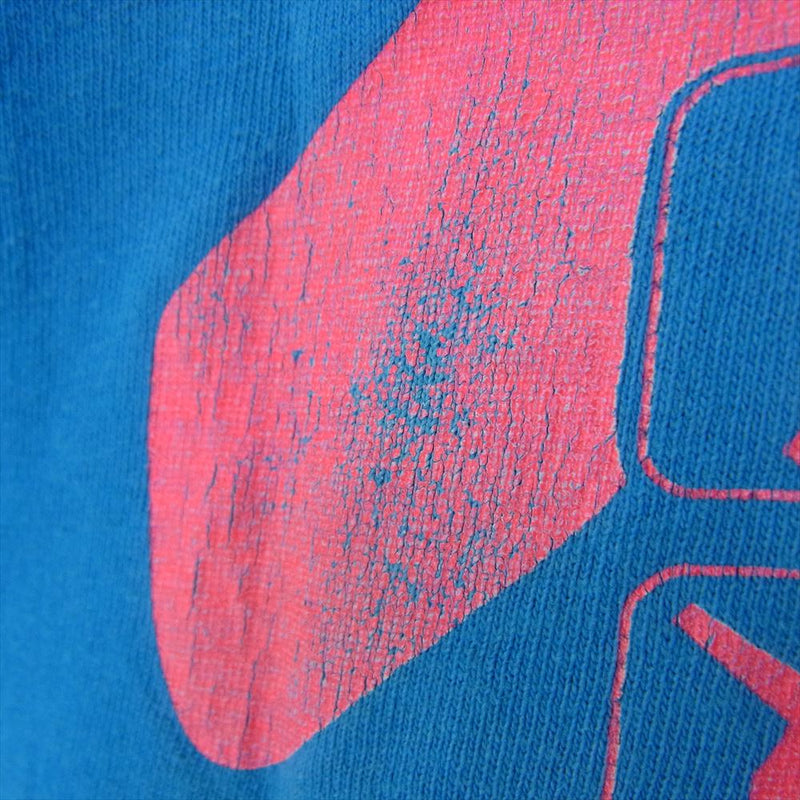 ステッドマン 90s USA製 プリント 半袖 Tシャツ ブルー系 XL【中古】