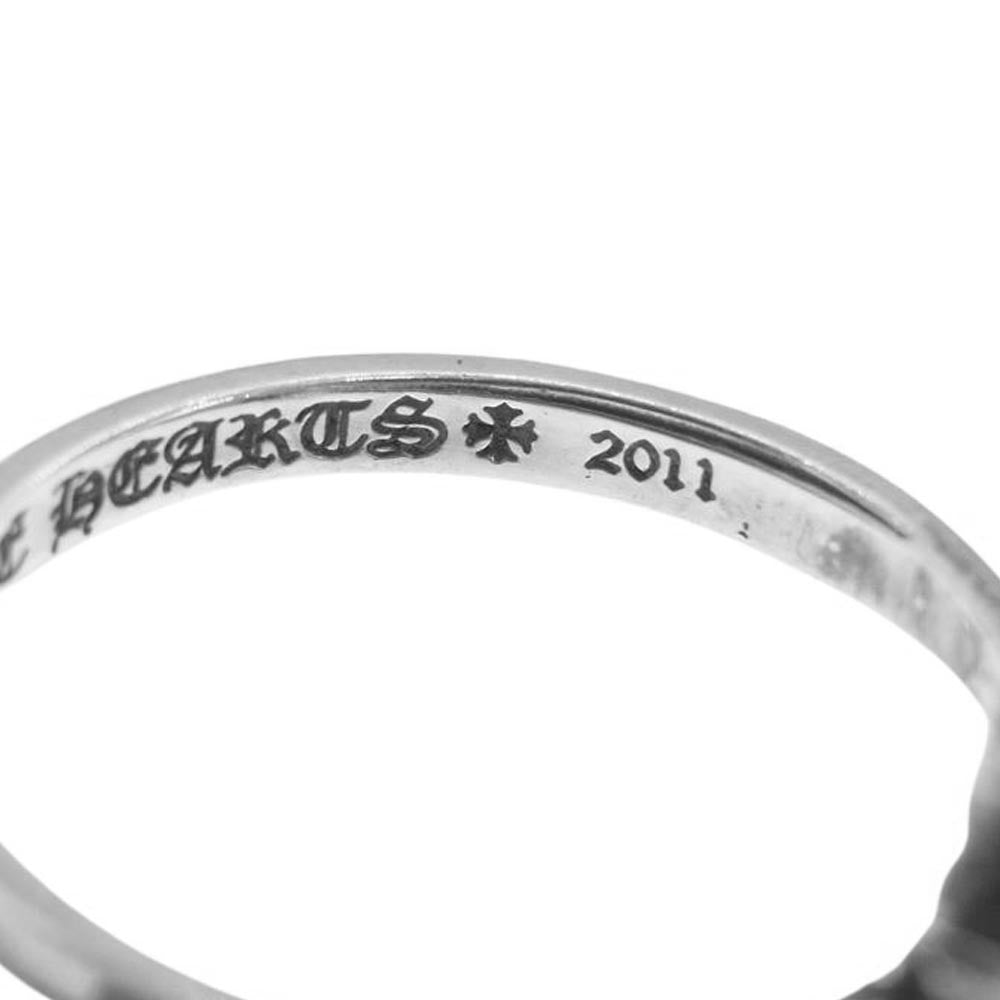 CHROME HEARTS クロムハーツ（原本無） バブルガム CHクロス リング  6.5号【中古】