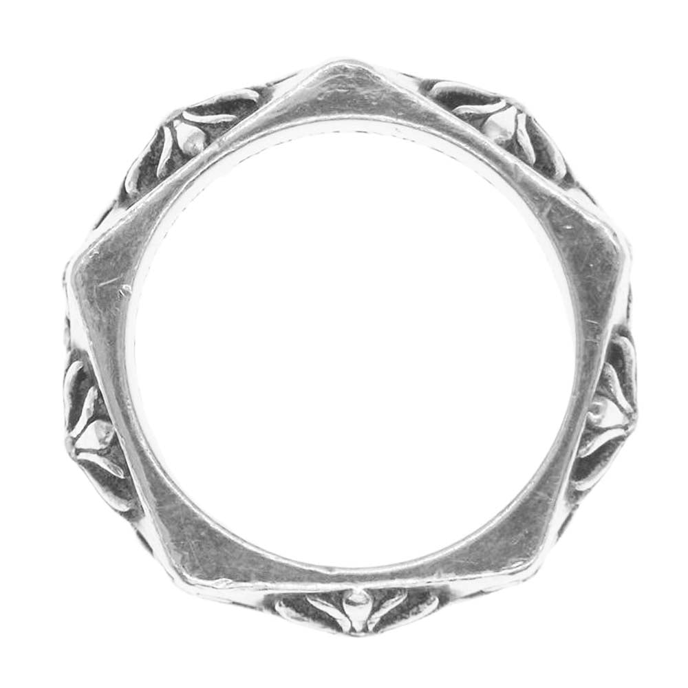 CHROME HEARTS クロムハーツ（原本無） Pentagon Ring CHプラス クロス 