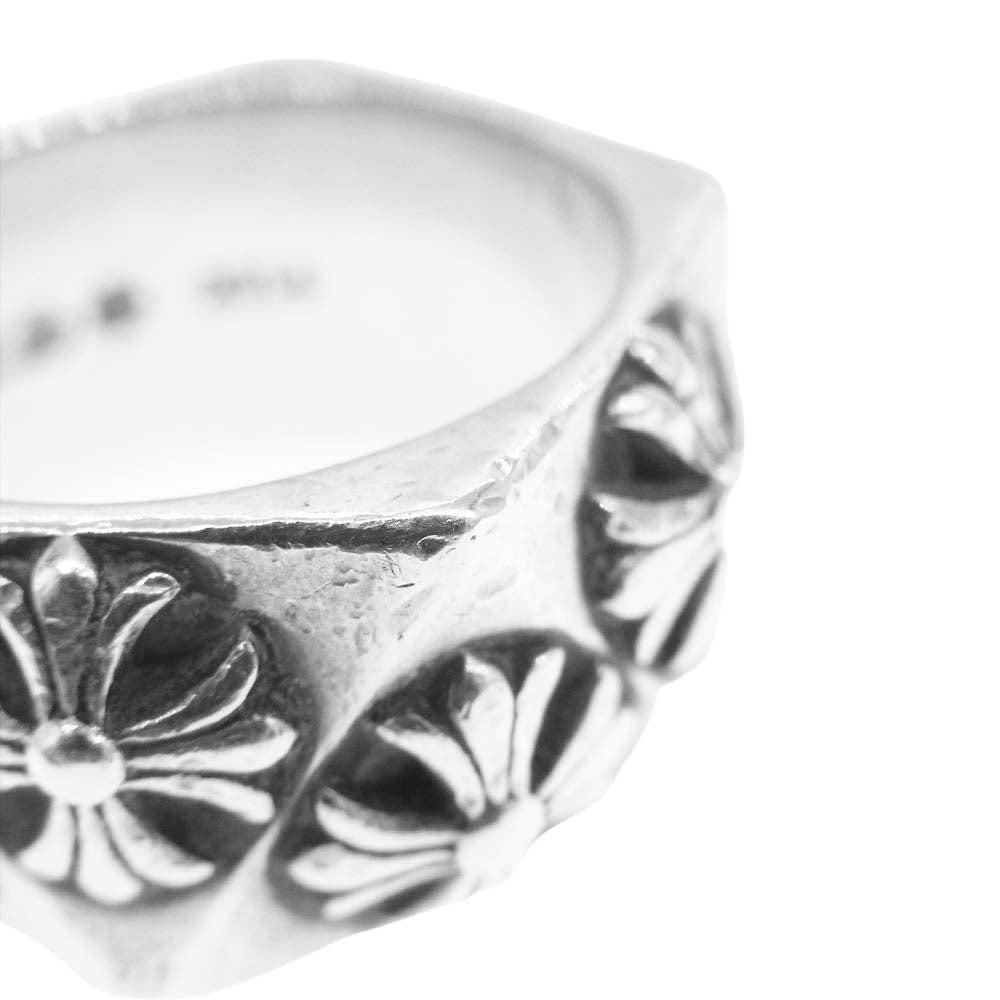 CHROME HEARTS クロムハーツ（原本無） Pentagon Ring CHプラス クロス ペンタゴン リング 17号【中古】