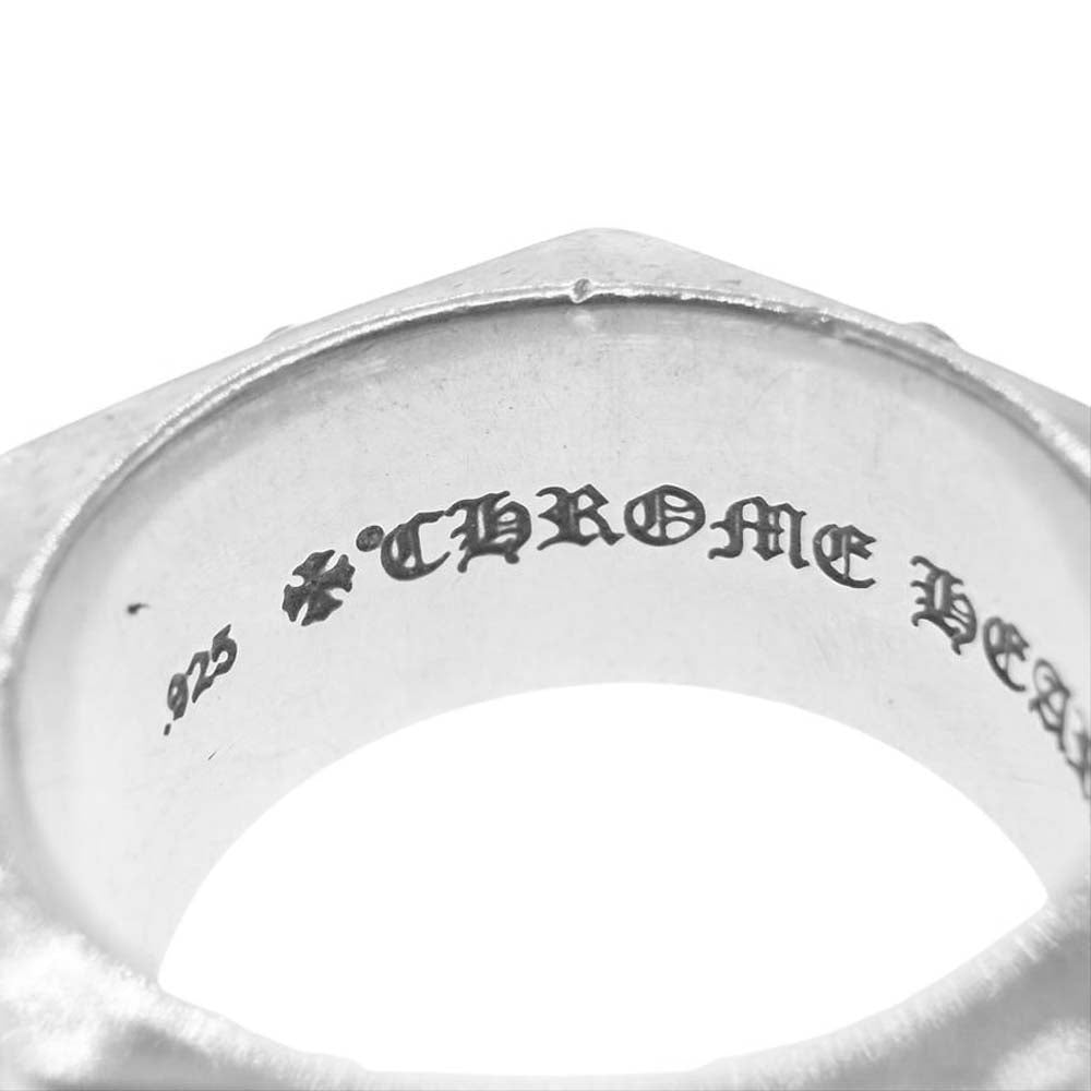 CHROME HEARTS クロムハーツ（原本無） Pentagon Ring CHプラス クロス ペンタゴン リング 17号【中古】