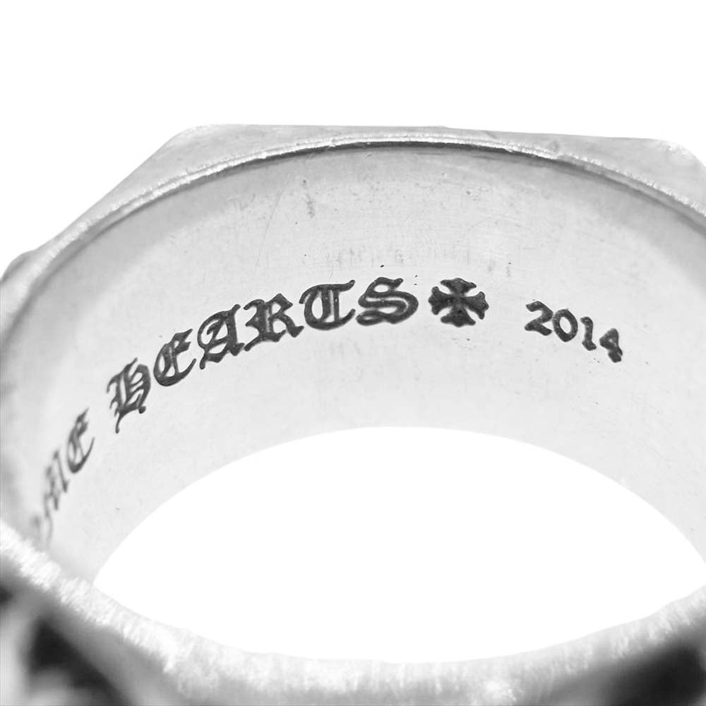 CHROME HEARTS クロムハーツ（原本無） Pentagon Ring CHプラス クロス ペンタゴン リング 17号【中古】