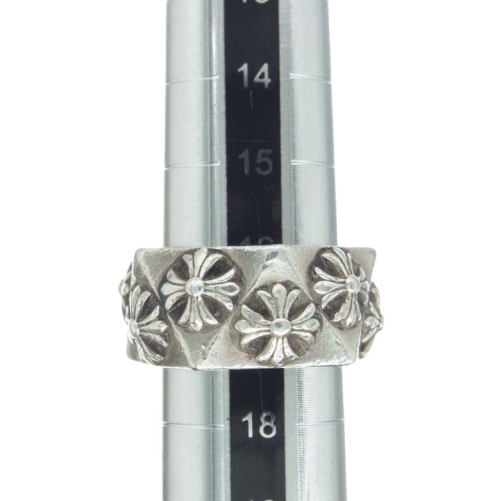 CHROME HEARTS クロムハーツ（原本無） Pentagon Ring CHプラス クロス ペンタゴン リング 17号【中古】