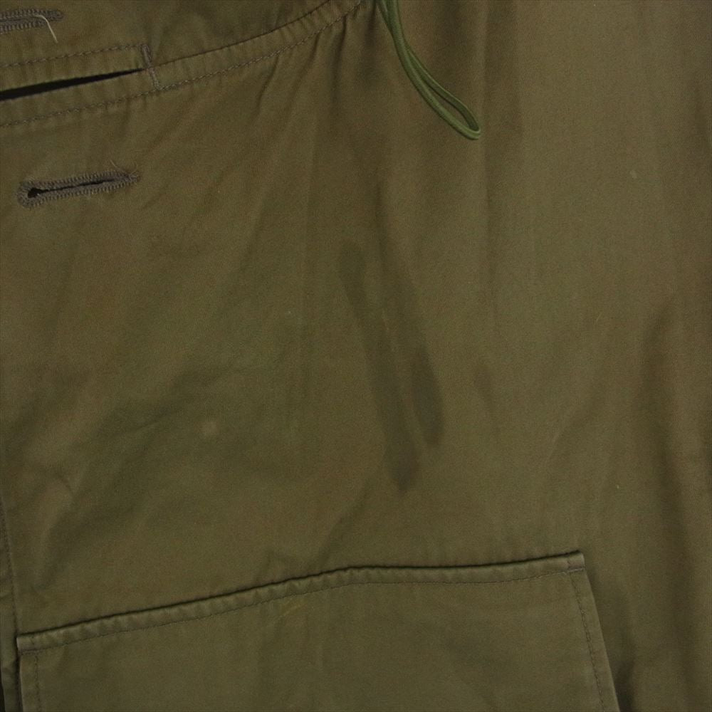 snowpeak スノーピーク JK-16AU110 VENTILE OVER COAT ベンタイル コットン オーバー フーデッド ロング コート ブラウン系 L【中古】