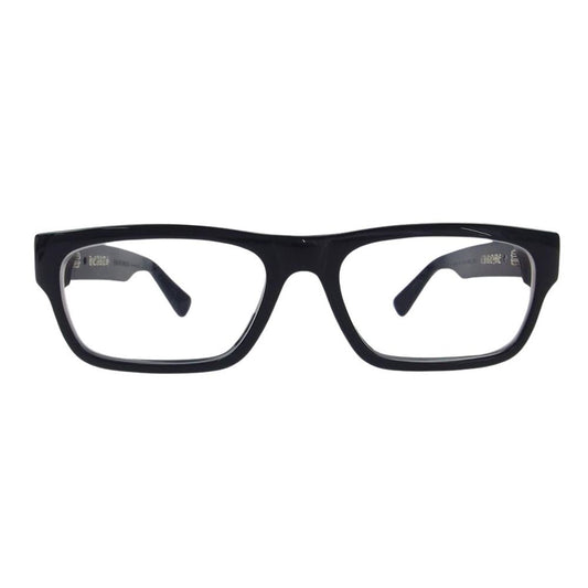 CHROME HEARTS クロムハーツ（原本無） イタリア製 Inflatable Date DAGGER ダガー テンプル 56□18-145 度入り メガネ 眼鏡 ブラック系【中古】