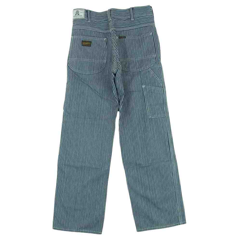 TOY'S McCOY トイズマッコイ 98RN-2 Painter Pants ヒッコリー ストライプ ペインター パンツ インディゴブルー系 30 - 34【中古】