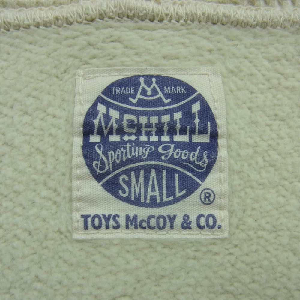 TOY'S McCOY トイズマッコイ MCHILL マックヒル U.S.ARMY AIR FORCE プリント ジップ パーカー オフホワイト系 S【中古】