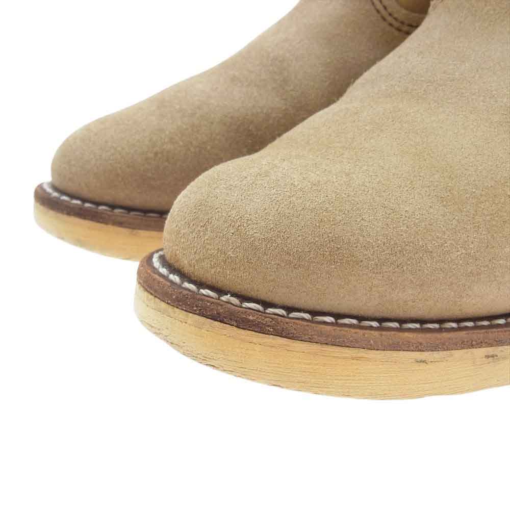 RED WING レッドウィング 8168 2010年製 PECOS BOOTS スエード ペコスブーツ ベージュ系 US8E【中古】