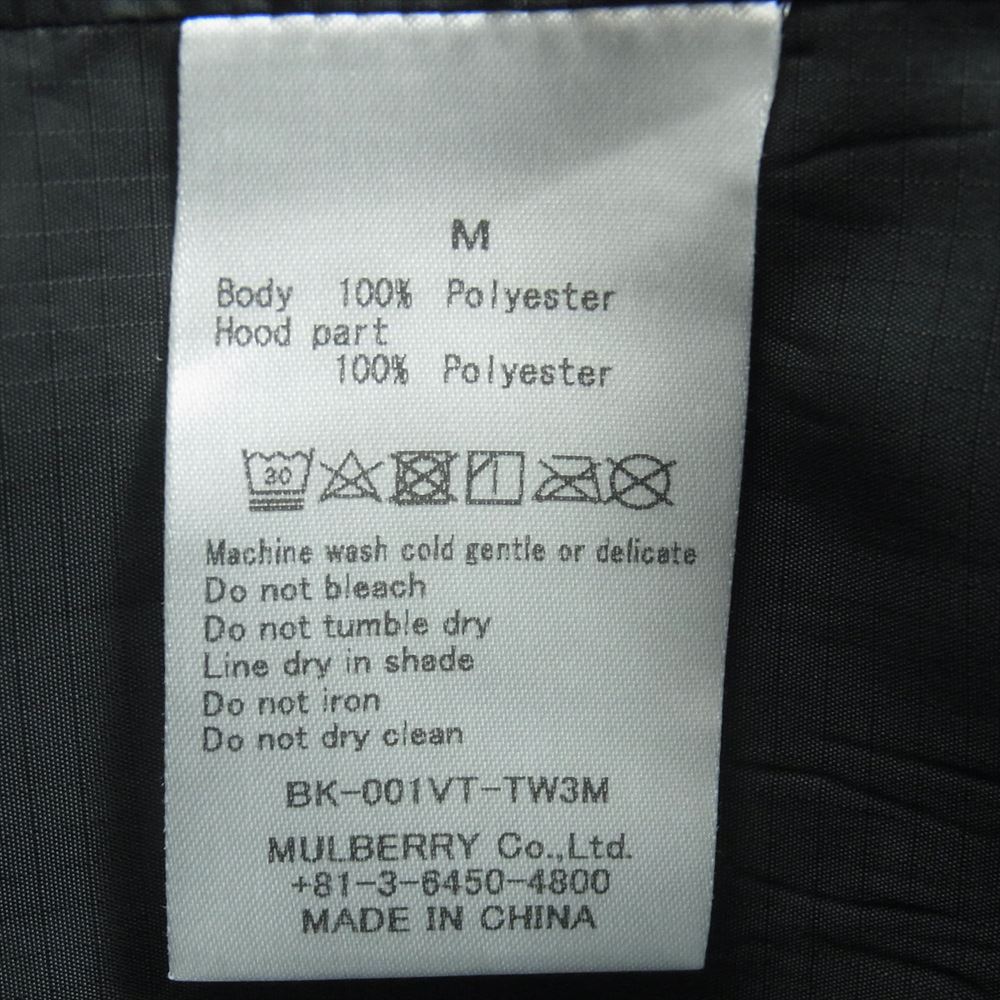 スティーブンアラン BURK バーク 別注 BK-001VT-TW3M PE ZIP VEST フルジップ トラック ベスト ブラック系 M【中古】