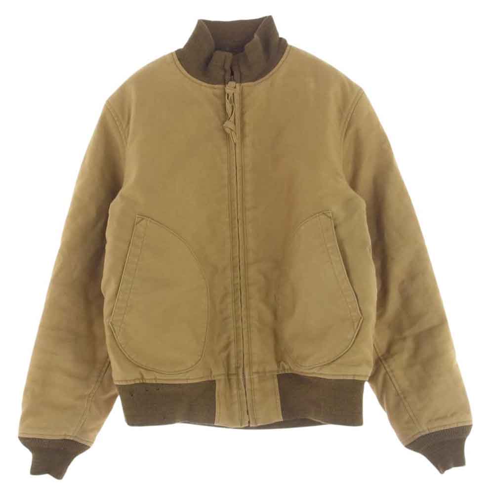 TOY'S McCOY トイズマッコイ NAVAL AVIATION GROUND CREW DECK JACKET グラウンド クルー デッキ ジャケット ライトブラウン系 36【中古】
