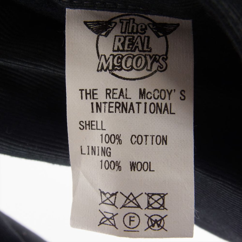 The REAL McCOY'S ザリアルマッコイズ MJ19112 NAVY DEPARTMENT TALON ジップ デッキ ジャケット ブラック系 36【中古】